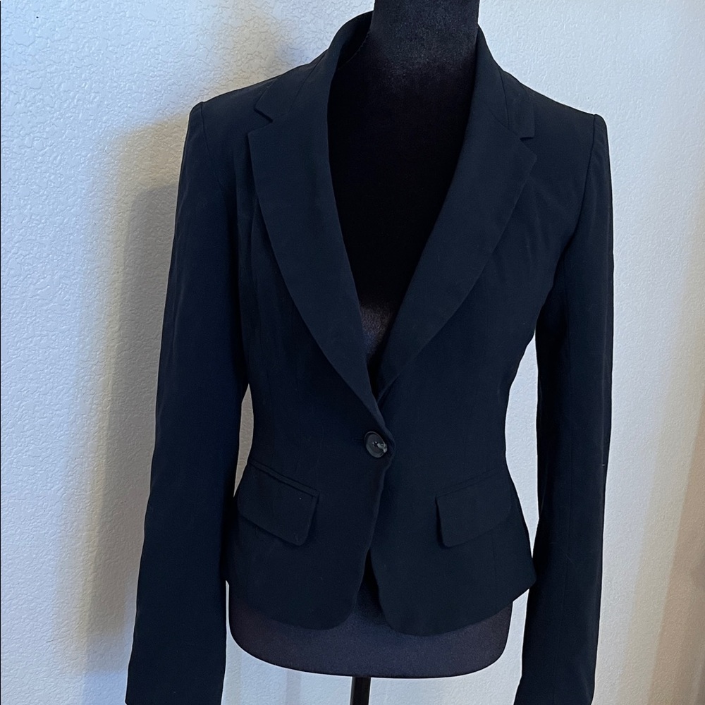 Candie's Black Single-Button Tailored Blazer